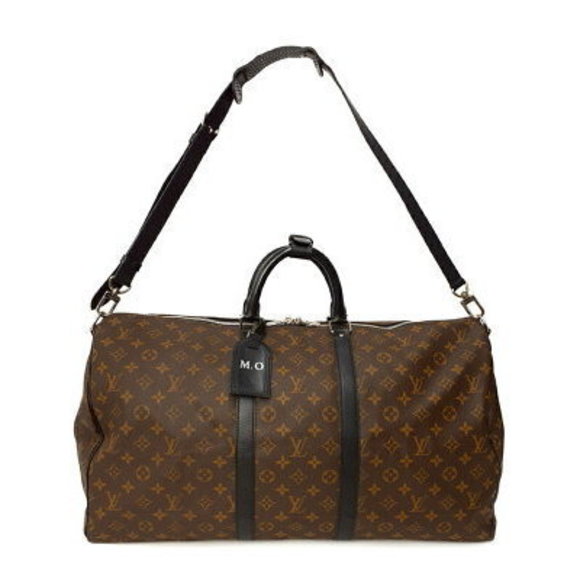 Louis Vuitton Monogram Macassar Keepall Bandouliere Bag - Picture 1 of 8